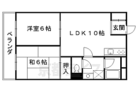 メイプルリーフ嵐山 205 ｜ 京都府京都市右京区嵯峨天龍寺造路町（賃貸マンション2LDK・2階・46.59㎡） その2