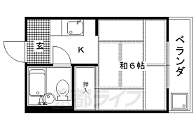 コーポラス前田 207 ｜ 京都府京都市北区西賀茂角社町（賃貸マンション1K・2階・17.00㎡） その2