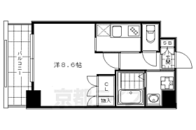 京都府京都市下京区万寿寺町（賃貸マンション1K・10階・28.38㎡） その2