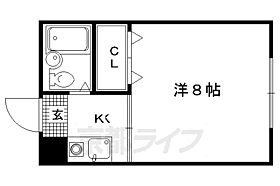 Ｃａｓａ　Ｃｏｒａｇｇｉｏ 103 ｜ 京都府京都市北区衣笠赤阪町（賃貸アパート1K・1階・20.00㎡） その2