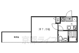 フラッティ丹波口 102 ｜ 京都府京都市下京区西新屋敷下之町（賃貸マンション1K・1階・21.91㎡） その2