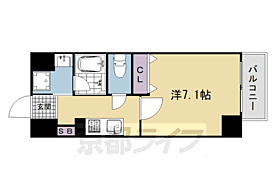 べラジオ京都一乗寺III 104 ｜ 京都府京都市左京区一乗寺北大丸町（賃貸マンション1K・1階・25.24㎡） その2