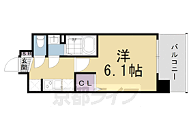 京都府京都市南区上鳥羽勧進橋町（賃貸マンション1K・6階・21.17㎡） その2