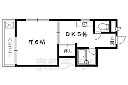 間取図画像 1DK