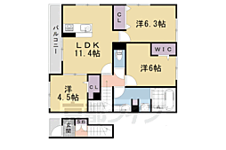 ソレイユ嵯峨野 2階