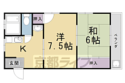 ハイツ大覚寺 1階