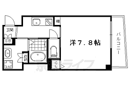 ＳＰＥＬ　ＩＮ　ＫＹＯ 5階1Kの間取り