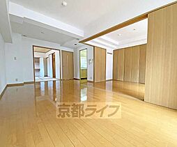 京都市営烏丸線 四条駅 徒歩8分の賃貸マンション 6階2LDKのリビング/ダイニング