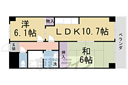 M.レヴェンテ 2LDKの間取図画像