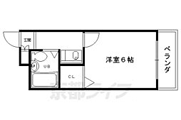 ハイツ静市 1Kの間取図画像