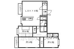 ヴィラ比叡 2階/-