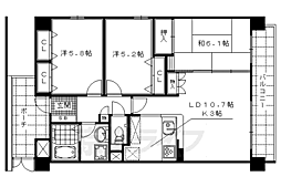 パインフィールド西京極 4階
