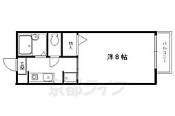 ハイツクレーネ 1Kの間取図画像