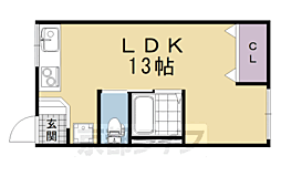 フラット桃山 1階/-