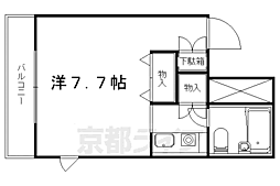みささぎプチハイツ 1Kの間取図画像