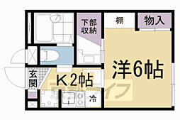 レオパレス湖畔平 2階/-