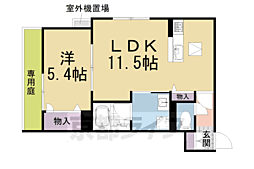 シャーメゾンハピネス参番館 1LDKの間取図画像