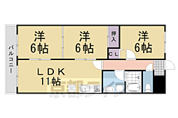 メゾンドリッツ 3LDKの間取図画像