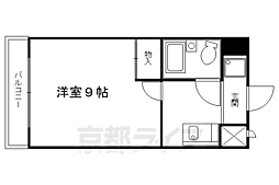 フェニックス堀川 1Kの間取図画像