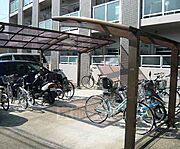 駐輪場です。
