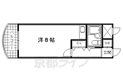 ハイツエスメラルダ ワンルームの間取図画像
