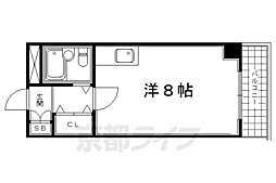 ハイツエスメラルダ ワンルームの間取図画像