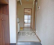 玄関から見たところです。