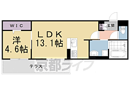Ｄ−ｒｏｏｍ西院 1階/-