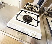 1口ガスコンロ付きのキッチン
