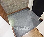 ゆったりとした玄関