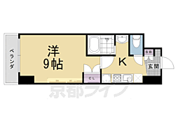 フローライト西院 4階/-