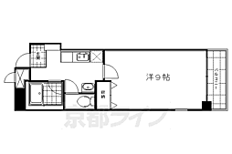 ハウスセゾン両替町 1Kの間取図画像