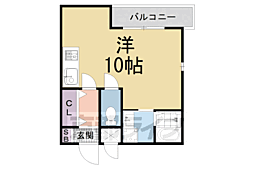 WIN深草枯木町 ワンルームの間取図画像