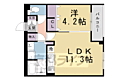 THE RESIDENCE御車道3階12.8万円