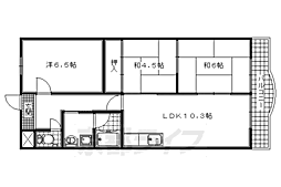 コートフラッツタナベ 3LDKの間取図画像