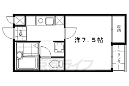 レ・タン・ドゥラ・メールCK3 1Kの間取図画像