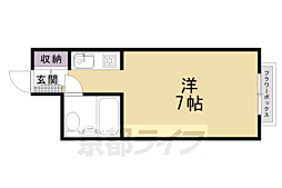 コート・プリモ 1Kの間取図画像