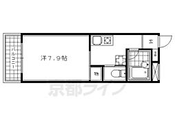 リバーパレス白川 4階/-