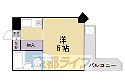 M'プラザ津田駅前 1Kの間取図画像