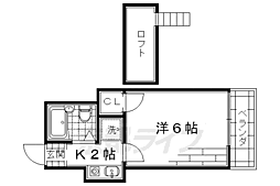 グローリーハイツ淀 2階/-