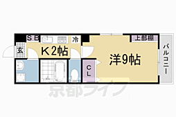maisonMarron 1Kの間取図画像