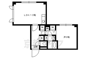 京都府京都市中京区梅忠町（賃貸マンション1LDK・11階・53.91㎡） その2