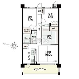 間取図画像 3LDK