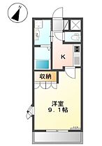 シャングリラI 208 ｜ 和歌山県和歌山市府中（賃貸マンション1K・2階・30.00㎡） その2