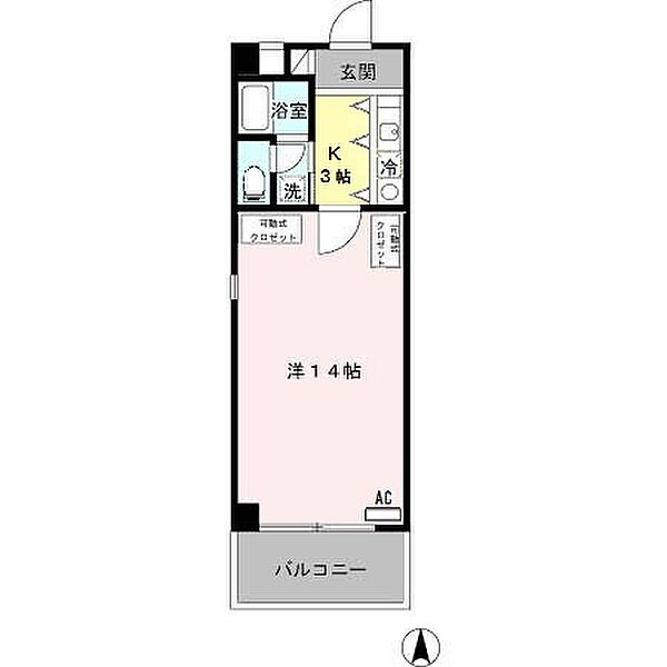 RISE COURT BW 701｜和歌山県和歌山市東蔵前丁(賃貸マンション1K・7階・36.00㎡)の写真 その2