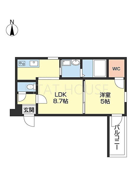 フジパレス和歌山黒田III番館 203｜和歌山県和歌山市黒田(賃貸アパート1LDK・2階・33.10㎡)の写真 その2