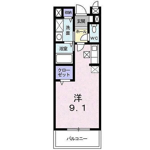 パルテールI 106｜和歌山県和歌山市野崎(賃貸アパート1R・1階・25.25㎡)の写真 その2