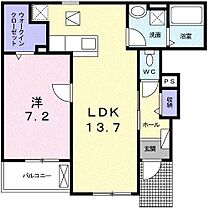 サニーホワイトVI 102 ｜ 和歌山県和歌山市園部265（賃貸アパート1LDK・1階・50.03㎡） その2