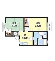 パレーシャル和歌川 201 ｜ 和歌山県和歌山市和歌川町（賃貸アパート2K・2階・41.00㎡） その2