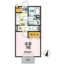 D-room南出島 102 ｜ 和歌山県和歌山市南出島（賃貸アパート1K・1階・26.71㎡） その2